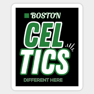 Boston Celtics Different Here Sticker